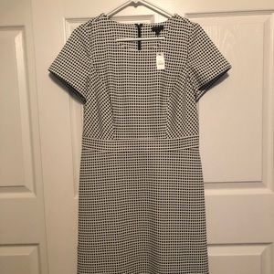 NEW!!! Talbots Black and White Dress Size 8